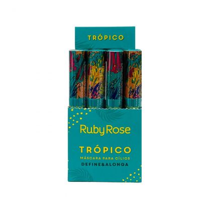 Máscara de Cílios Trópico Define e Alonga Ruby Rose HB-500 Atacado