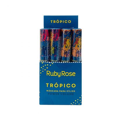 Máscara de Cílios Trópico Power Volume Ruby Rose HB-501 Atacado