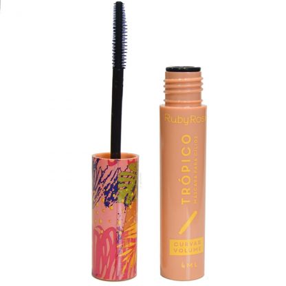 Máscara de Cílios Trópico Curva e Volume Ruby Rose HB-503