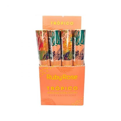 Máscara de Cílios Trópico Curva e Volume Ruby Rose HB-503 Atacado