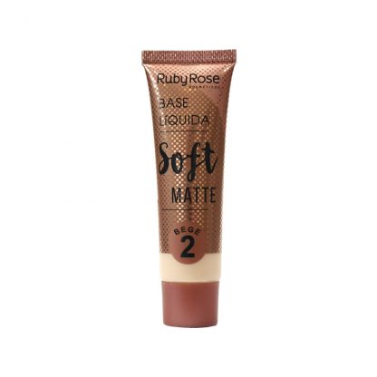 Base Líquida Soft Matte Bege 2 Ruby Rose HB-8050-B2