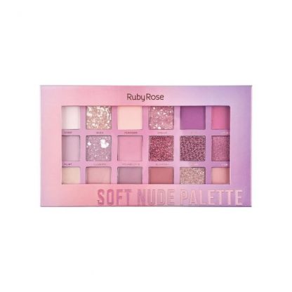 Paleta Soft Nude Feels Ruby Rose HB-1045