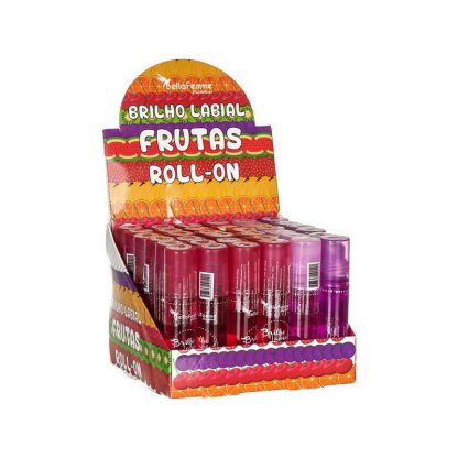 Brilho Labial Roll-On Frutas Bella Femme BF-10013 Atacado