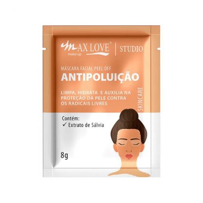 Máscara Facial Peel Off Antipoluição Max Love