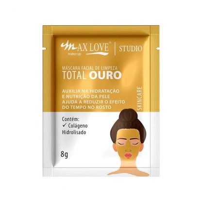 Máscara Facial Peel Off Total Ouro Max Love