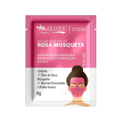 Máscara Facial Peel Off Rosa Mosqueta Max Love