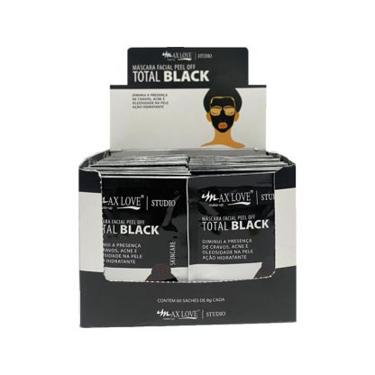 Máscara Facial Peel Off Total Black 8g Max Love