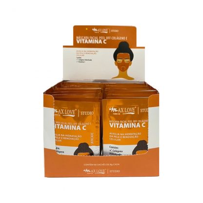 Máscara Facial Peel Off Vitamina C 8g Max Love