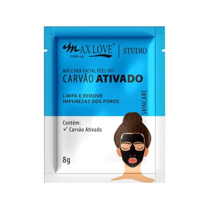 Máscara Facial Peel Off Carvão Ativado Max Love