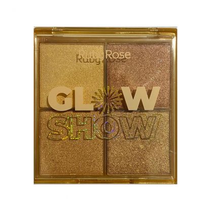 Paleta de Iluminador Glow Show Ruby Rose HB-7523-2