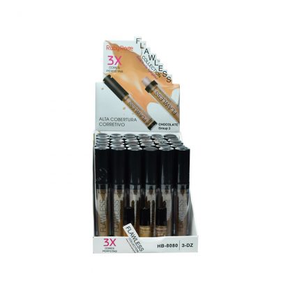 Corretivo Líquido Flawless Grupo 3 Chocolate Ruby Rose HB-8080-3 Atacado