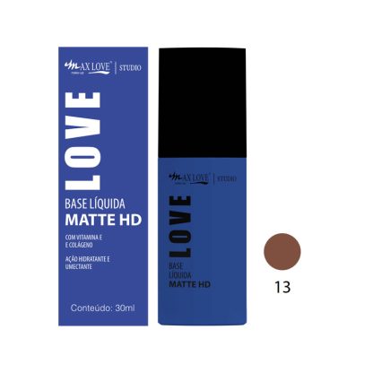 Base Líquida Matte HD Cor 13 Max Love