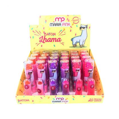 Batom Infantil Lhama Maria Pink MP-10003 Atacado