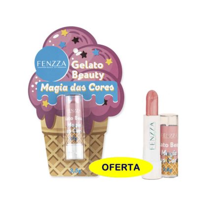 Batom Gelato Beauty Magia das Cores Fenzza FZ-20025 Oferta