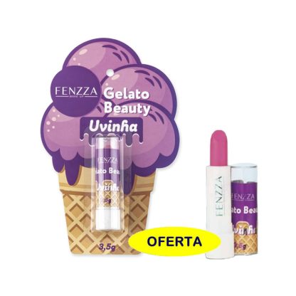 Batom Gelato Beauty Uvinha Fenzza FZ-20026 Oferta