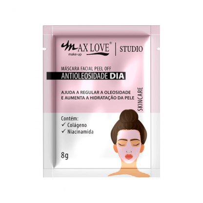 Máscara Facial Peel Off Antioleosidade Dia Max Love