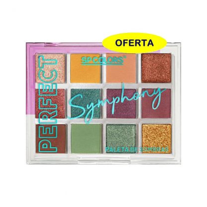 Paleta de Sombras Perfect Symphony Cor B SP Colors SP-252-B Oferta