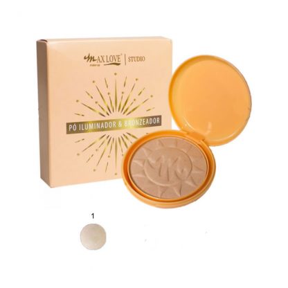 Pó Iluminador e Bronzeador Cor 01 Max Love
