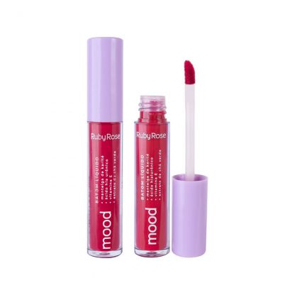 Batom Líquido Mood Ruby Rose Cor Satisfaction HB-566-S02