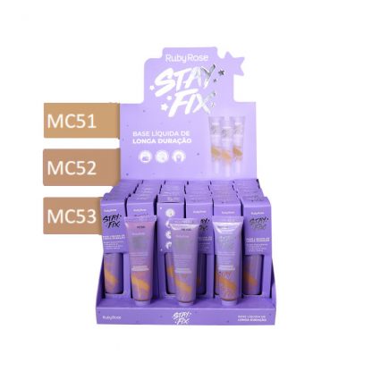 Base Líquida de Longa Duração Stay Fix Ruby Rose HB-873-G3 Atacado