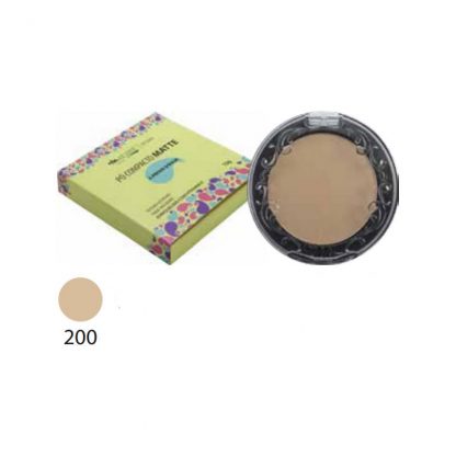 Pó Compacto Matte à Prova D'Água Cor 200 Max Love
