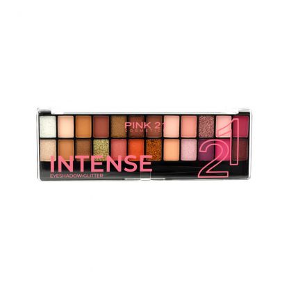 Paleta de Sombras e Glitter Intense Cor 1 Pink 21 CS-3552-1