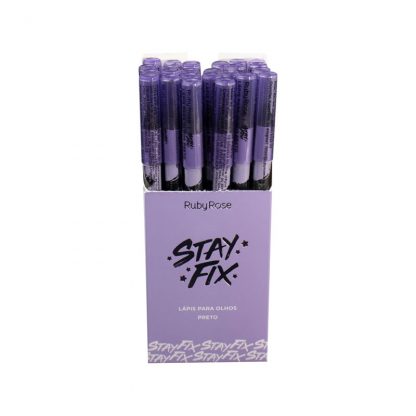 Lápis Para Olhos Preto Stay Fix Ruby Rose HB-520 Atacado