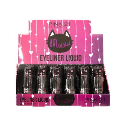 Delineador Líquido Meow Pink 21 CS-2341 Atacado