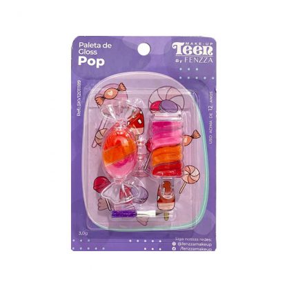 Paleta de Gloss Pop Teen Fenzza SKV-12011189