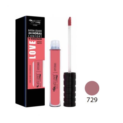 Batom Líquido 24h Confort + Hidratação Cor 729 Max Love