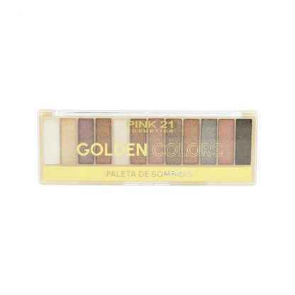 Paleta de Sombras Golden Colors Cor 1 Pink 21 CS-4286-1