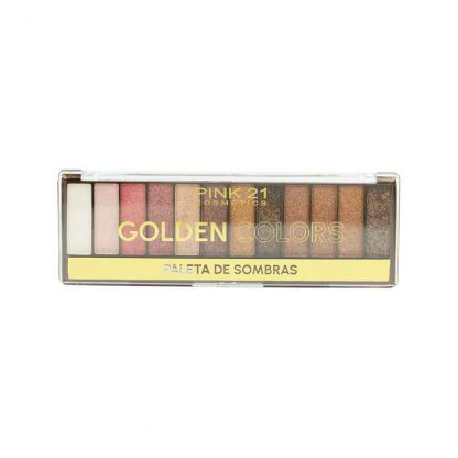Paleta de Sombras Golden Colors Cor 2 Pink 21 CS-4286-2