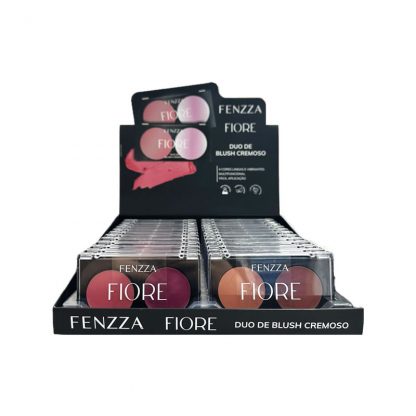 Duo de Blush Cremoso Fiore Fenzza FZ-32029 Atacado