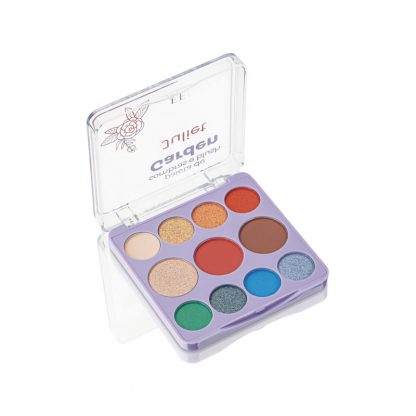 Paleta de Sombras e Blush Garden Juliet Fenzza FZMD-1014-juliet