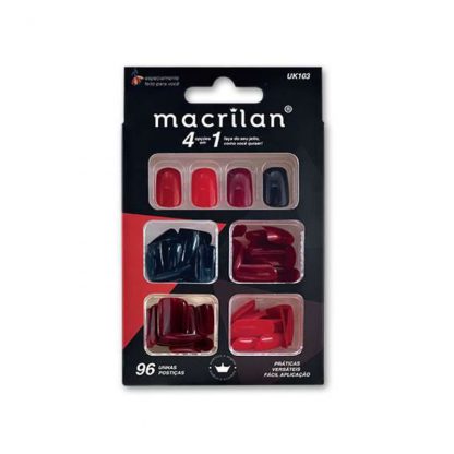 Kit de Unhas Postiças Macrilan UK-103