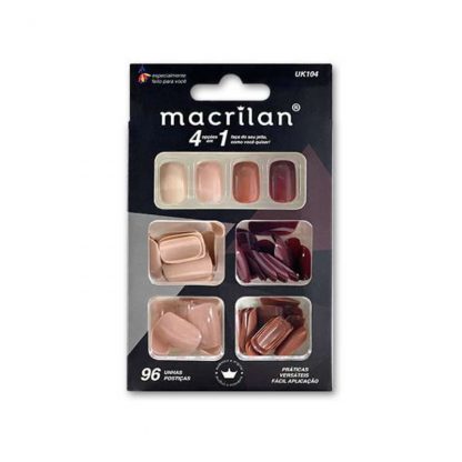 Kit de Unhas Postiças Macrilan UK-104