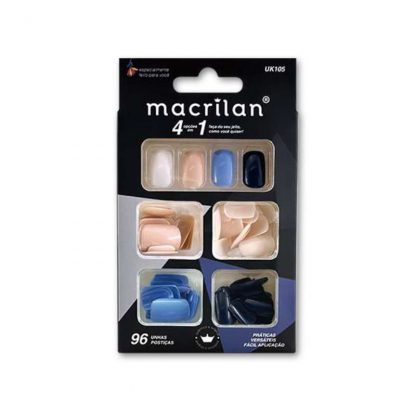 Kit de Unhas Postiças Macrilan UK-105