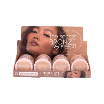 Pó Bronzeador The Secret Bronze Pink 21 CS-4104 Atacado