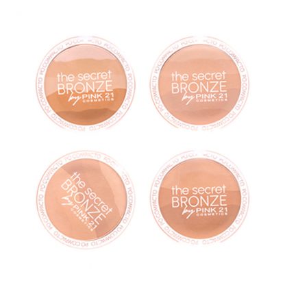 Pó Bronzeador The Secret Bronze Pink 21 CS-4104 Kit