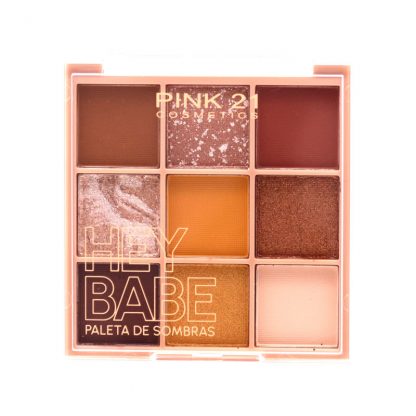 Paleta de Sombras Hey Babe Cor 2 Pink 21 CS-4257-2