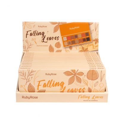 Paleta de Sombras Falling Leaves Ruby Rose HB-F539 Atacado