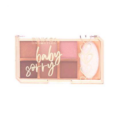 Paleta de Sombras e Iluminador Baby Sorry Cor 1 Pink 21 CS-4282-1