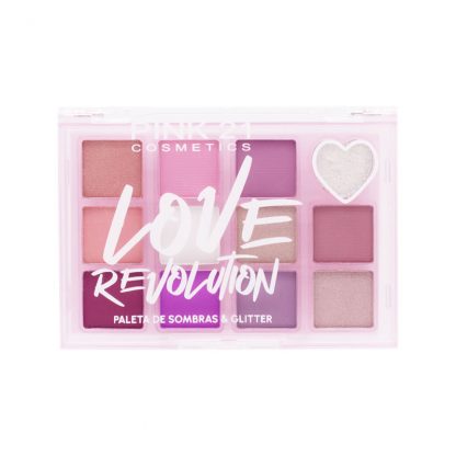 Paleta de Sombras Love Revolution Cor 2 Pink 21 CS-4288-2