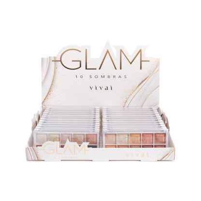 Estojo de Sombras Glam Vivai V-4073 Atacado