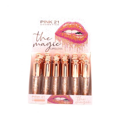 Lip Gloss Mágico The Magic Pink 21 CS-3749 Atacado