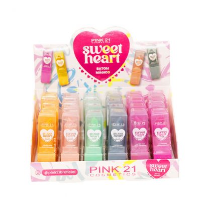 Batom Mágico Sweet Heart Pink 21 CS-3935 Atacado