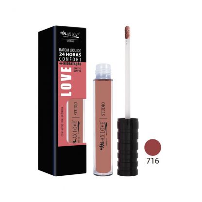 Batom Líquido 24h Confort + Hidratação Cor 716 Max Love