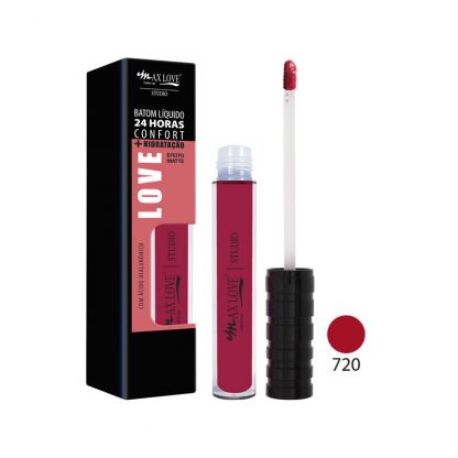 Batom Líquido 24h Confort + Hidratação Cor 720 Max Love