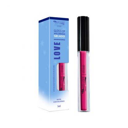 Gloss Lip Volumoso Gelado Cor 101 Max Love