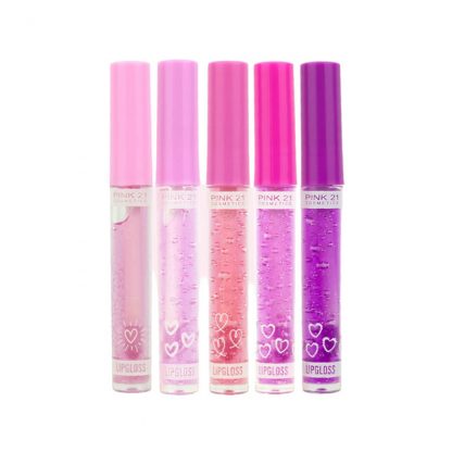 Lip Gloss Glitter Pink 21 CS-4384 Kit